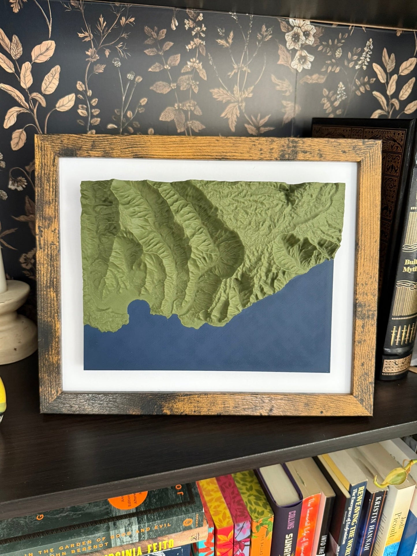 3D printed topographic map of Custom Topographic Map by Terrastrata