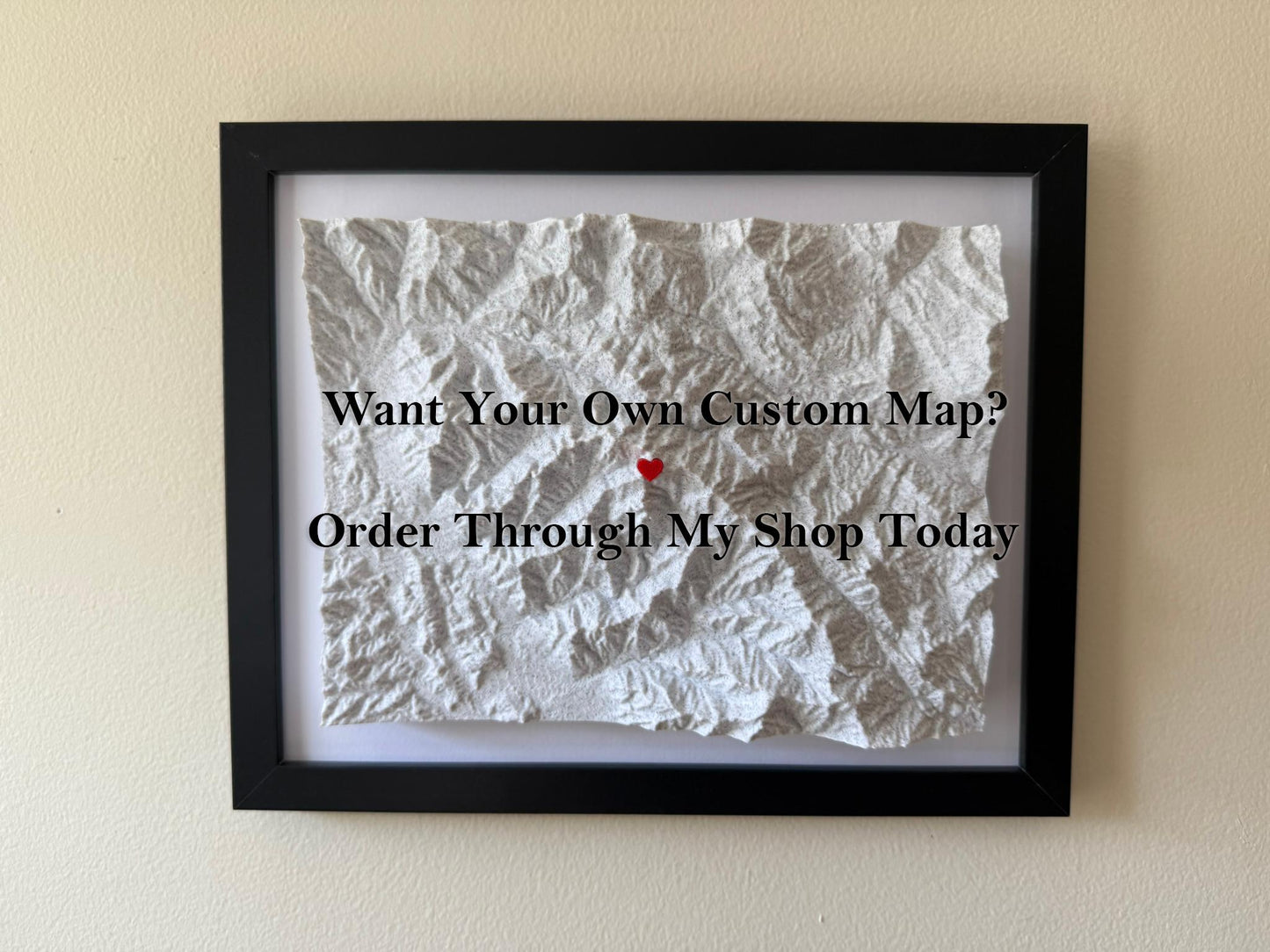 3D printed topographic map of Mount Katahdin - Maine by Terrastrata