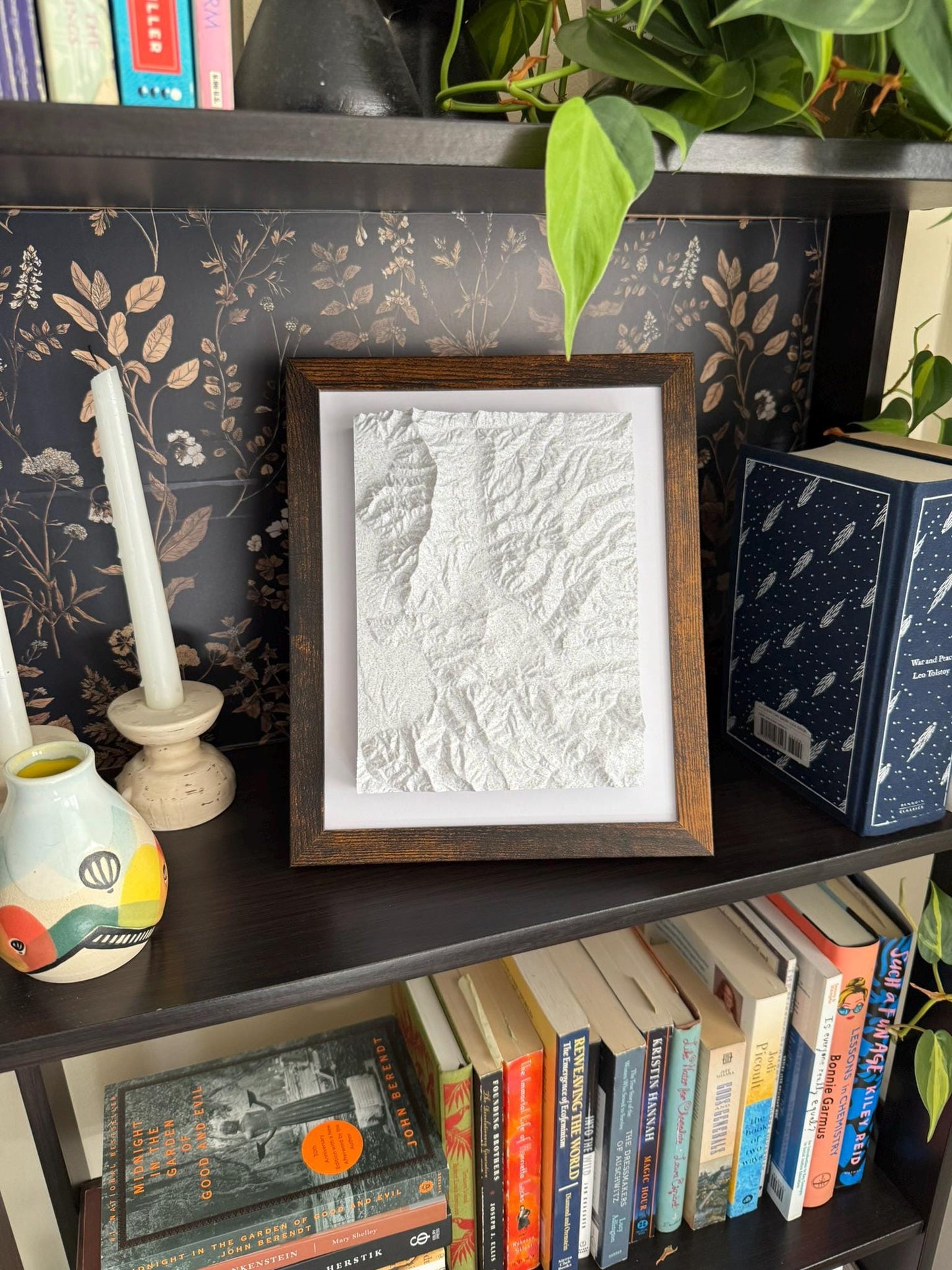 3D printed topographic map of Custom 3D Topographic Map – Engagement Location Gift by Terrastrata