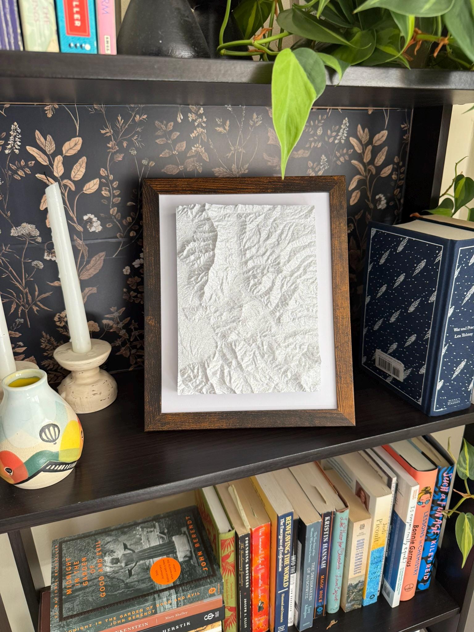 3D printed topographic map of Custom 3D Topographic Map – Engagement Location Gift by Terrastrata