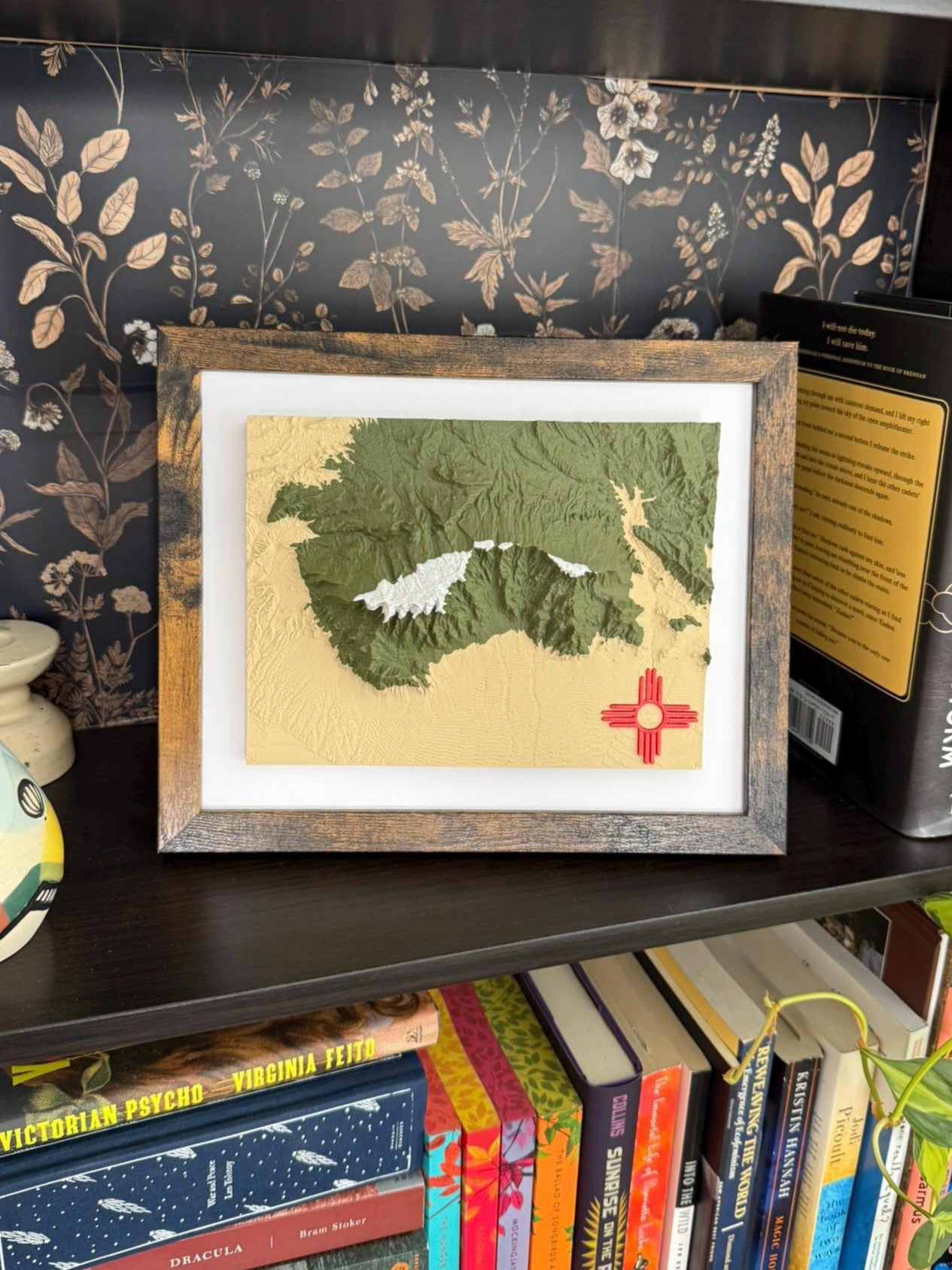 3D printed topographic map of Custom 3D Topographic Map – Multicolor by Terrastrata