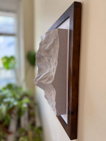 3D printed topographic map of Mount Katahdin - Maine by Terrastrata