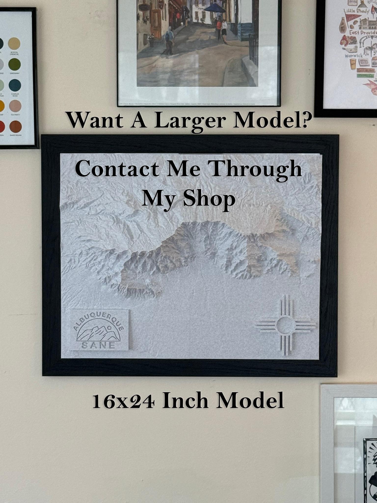 3D printed topographic map of Mount Katahdin - Maine by Terrastrata