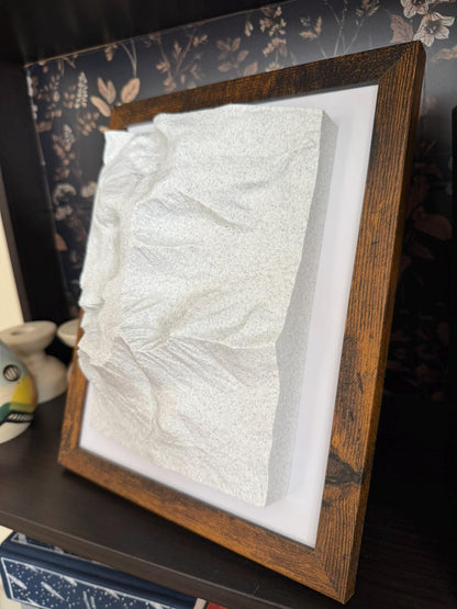 3D printed topographic map of Mount Katahdin - Maine by Terrastrata