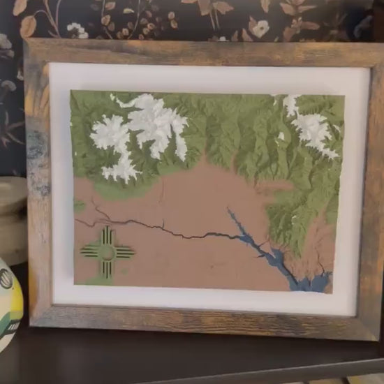 Taos Mountains, New Mexico Art, New Mexico, Sangre De Cristos, New Mexico Zia, NM Christmas, New Mexico Gift, Southwestern Art, Taos Gift