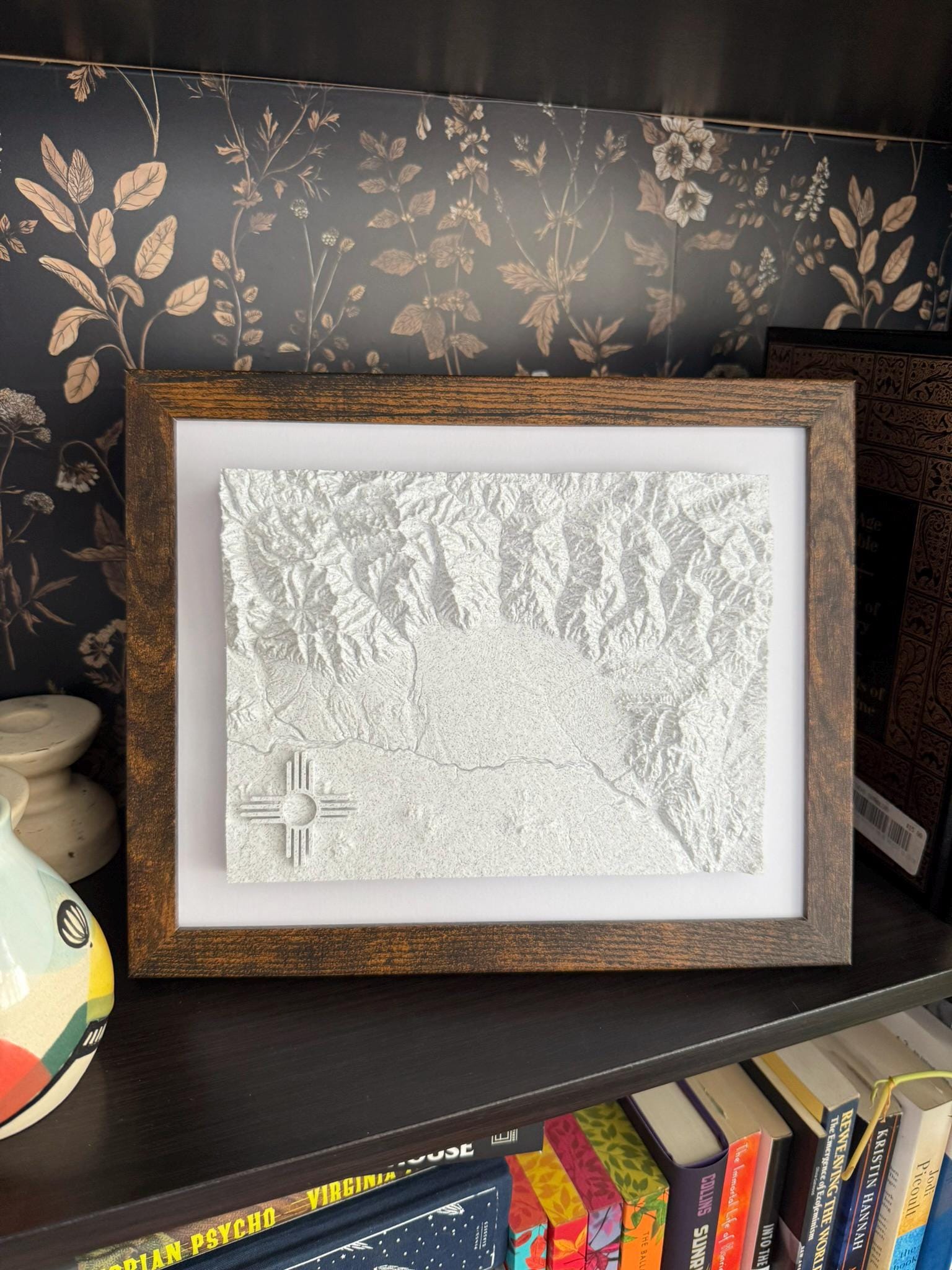 3D printed topographic map of Taos, New Mexico by Terrastrata